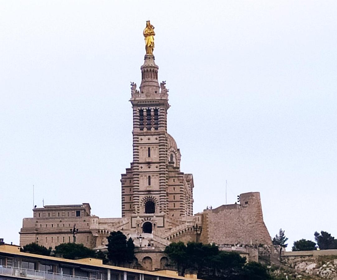 마르세유 T2 Vue Sur La Basilique De Notre Dame De La Garde 아파트 외부 사진