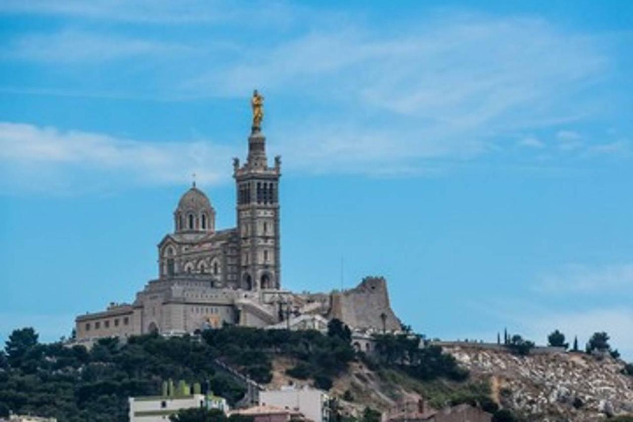 마르세유 T2 Vue Sur La Basilique De Notre Dame De La Garde 아파트 외부 사진